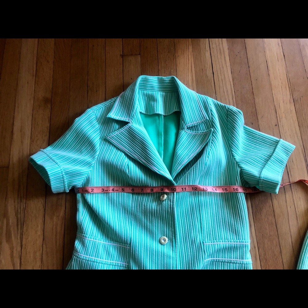 SOLD | -70s Vintage Polyester Pant Set - Picture 10 of 13
